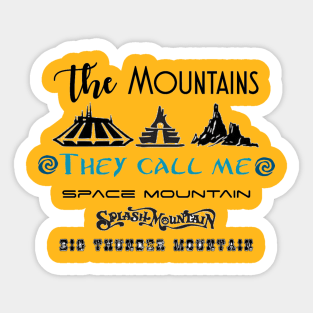 The Mountains. They Call Me Sticker